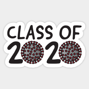 Class of 2020 Coronavirus Year Graduation Sticker